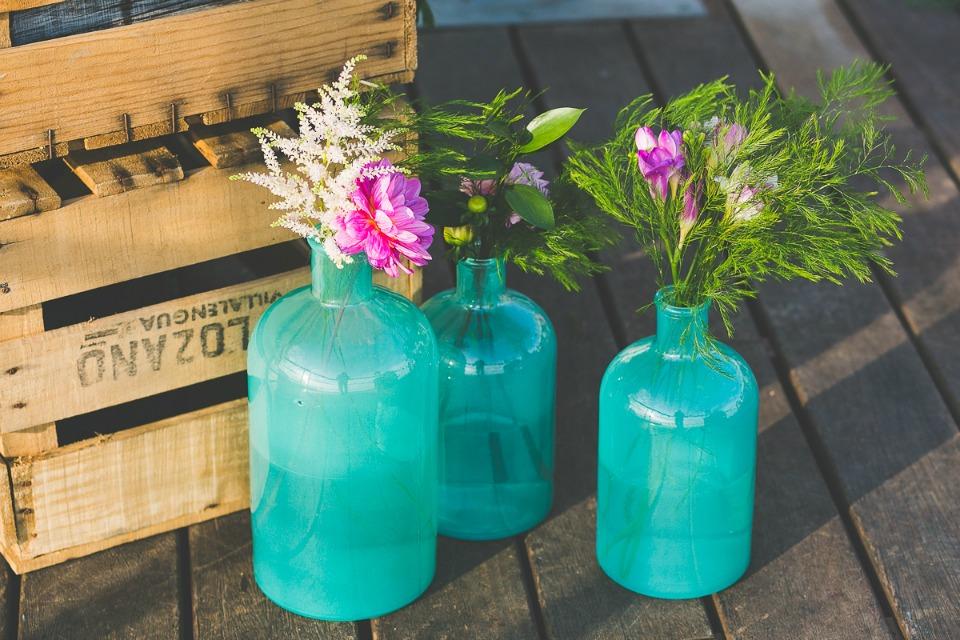 Una boda veraniega en colores azules, rosa y melocotón en All Lovely Party