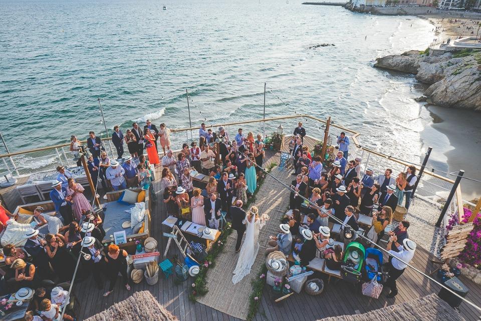 Una boda veraniega en colores azules, rosa y melocotón en All Lovely Party