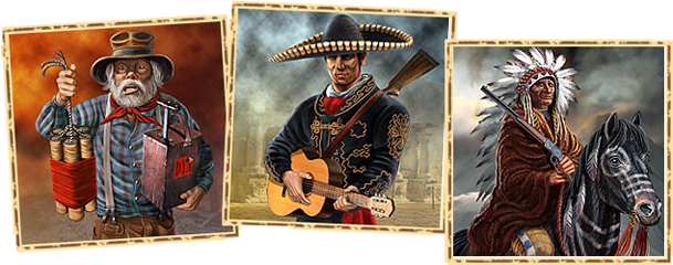 Tropas disponibles en Wild Guns