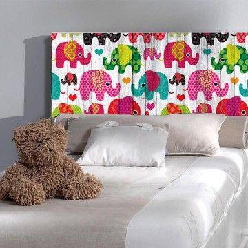 cabecero para niños infantil www.decharcoencharco.com