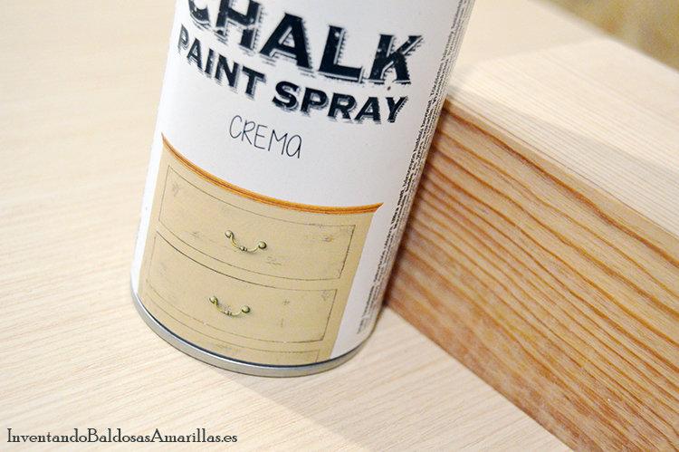 chalk paint en spray crema 
