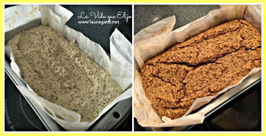 pan de quinoa - preparación