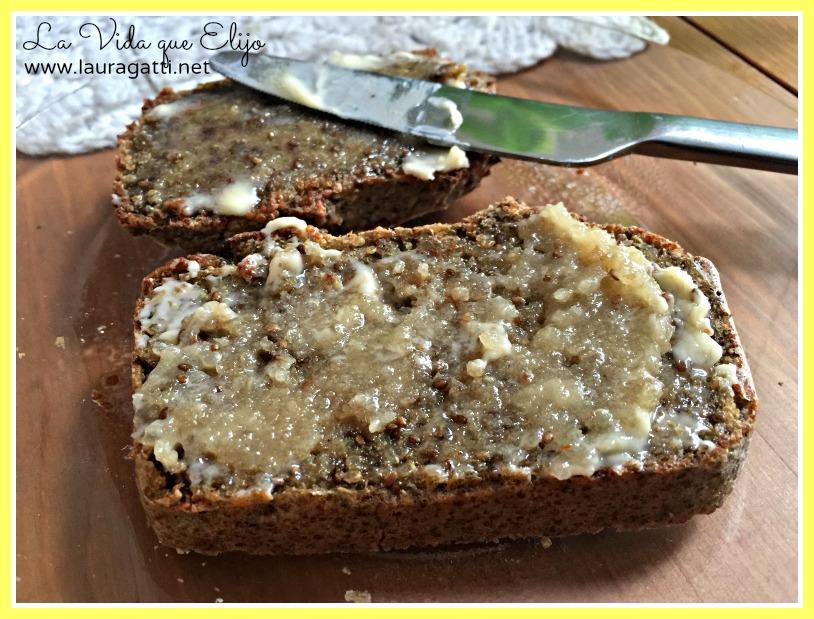 pan de quinoa - terminado