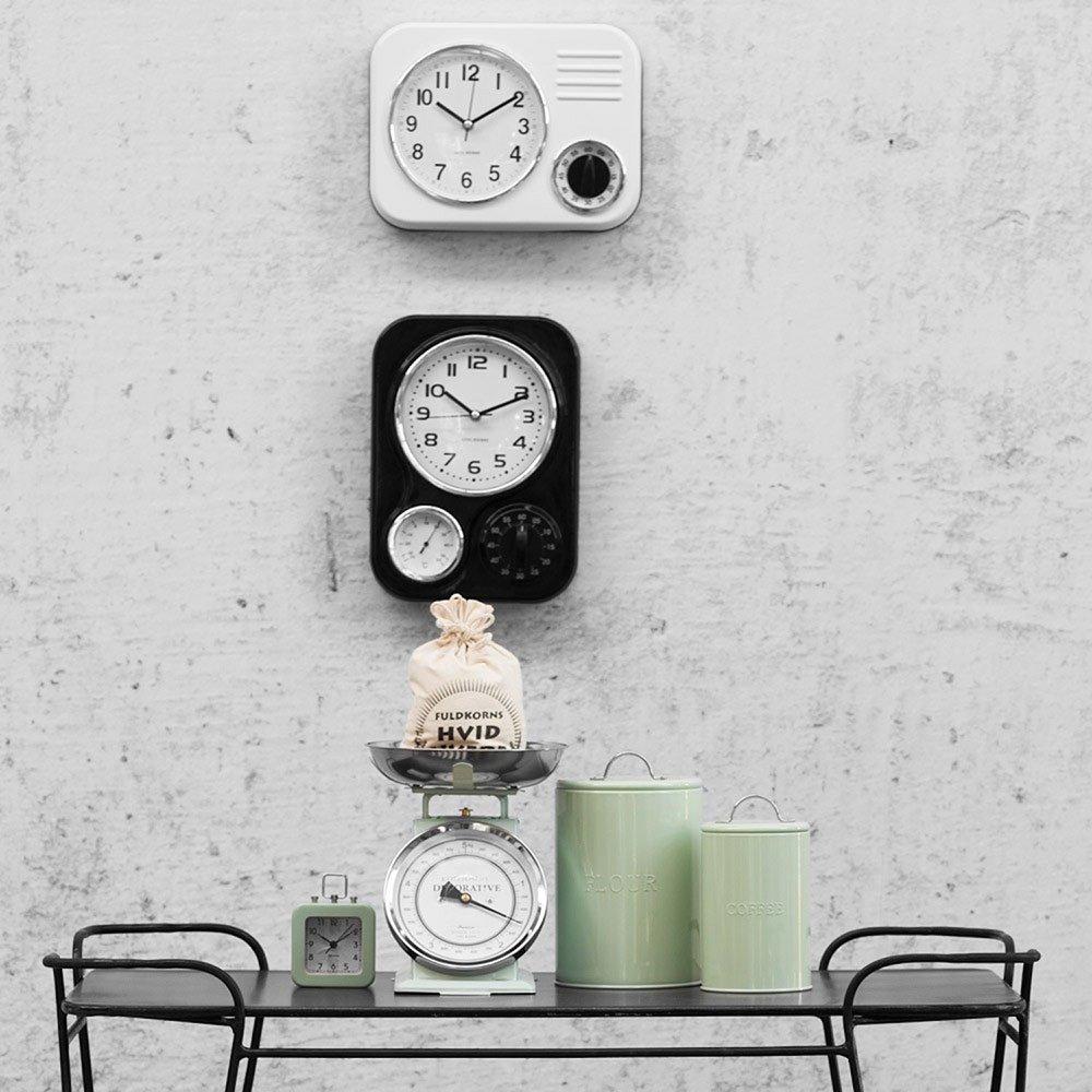relojes de pared modernos metal retro