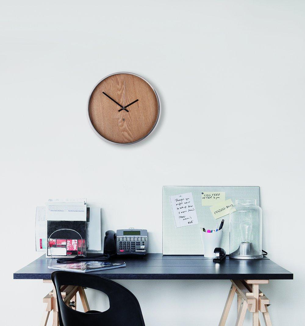relojes de pared modernos madera redondo