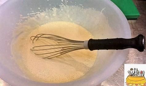 Frixuelos rellenos de mousse de bacalao