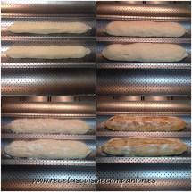 pan bocadillo levando