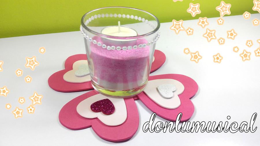 manualidades san valentin velas perfumadas