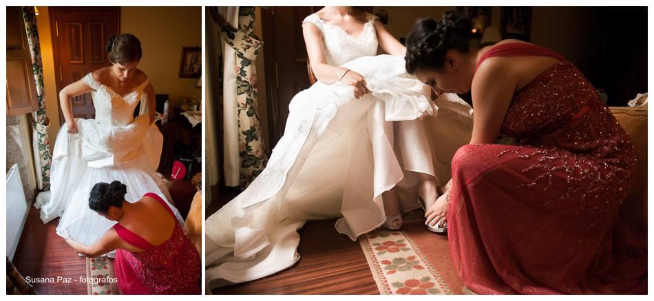 Boda en el Pazo de Adrán, Santiago de Compostela. Por Susana Paz - fotógrafos