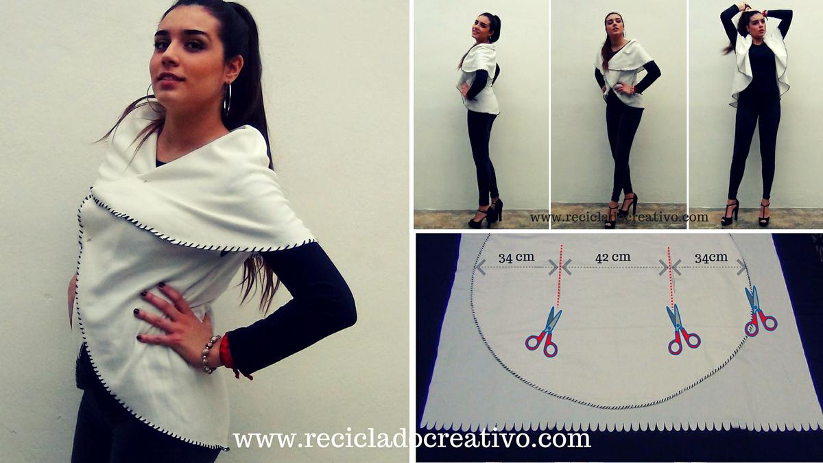 Chaleco circular sin coser - Circular Vest no sew