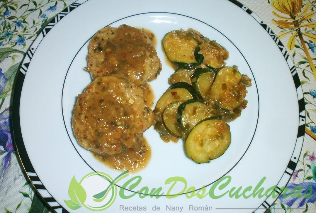 Filetes de carne picada