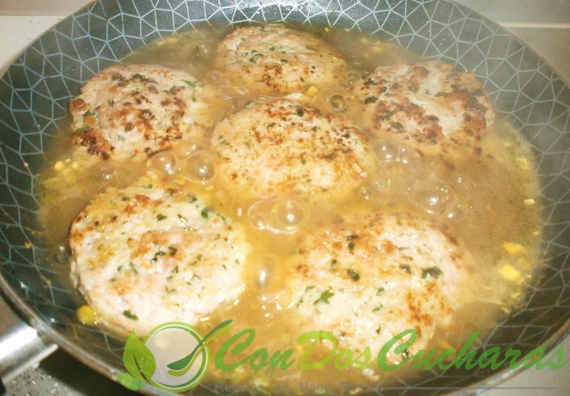 Filetes de carne picada