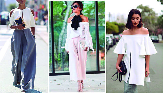 Tendencias claves, que nos guiaran en la próxima primavera 2016, Hombros al descubierto 