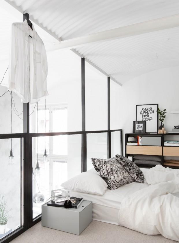 mampara cristal negra