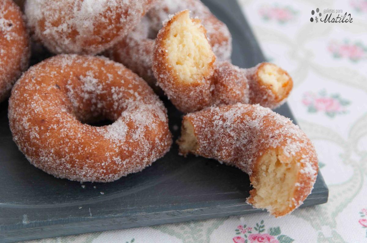 Rosquillas de crema de queso