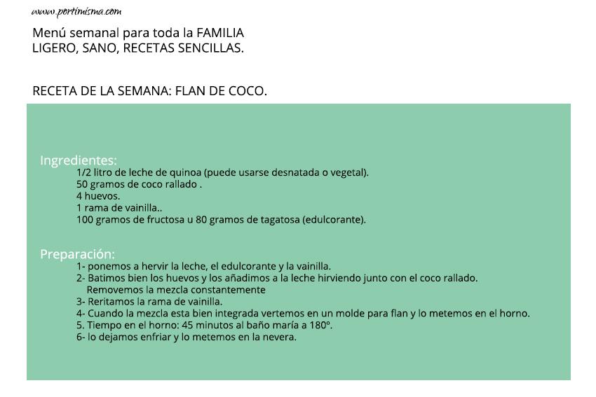 portimisma, almuerzo, comida, menú senamal, familia, niños, recetas, alimentación, dieta, receta
