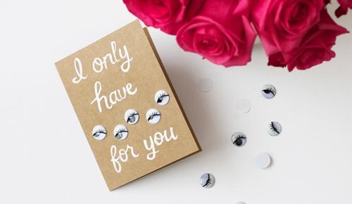 tarjeta san valentin diy solo tengo ojos para ti