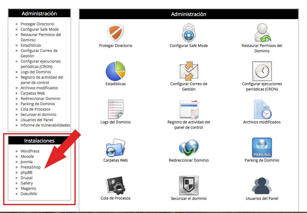 Instalacion PrestaShop