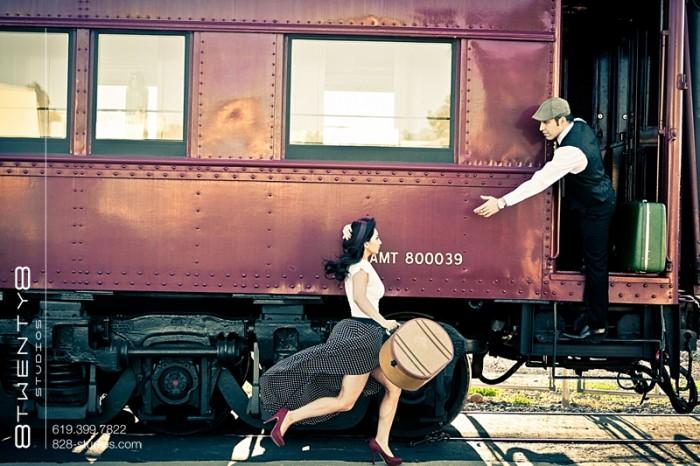 Preboda vintage inspirada en pelicula