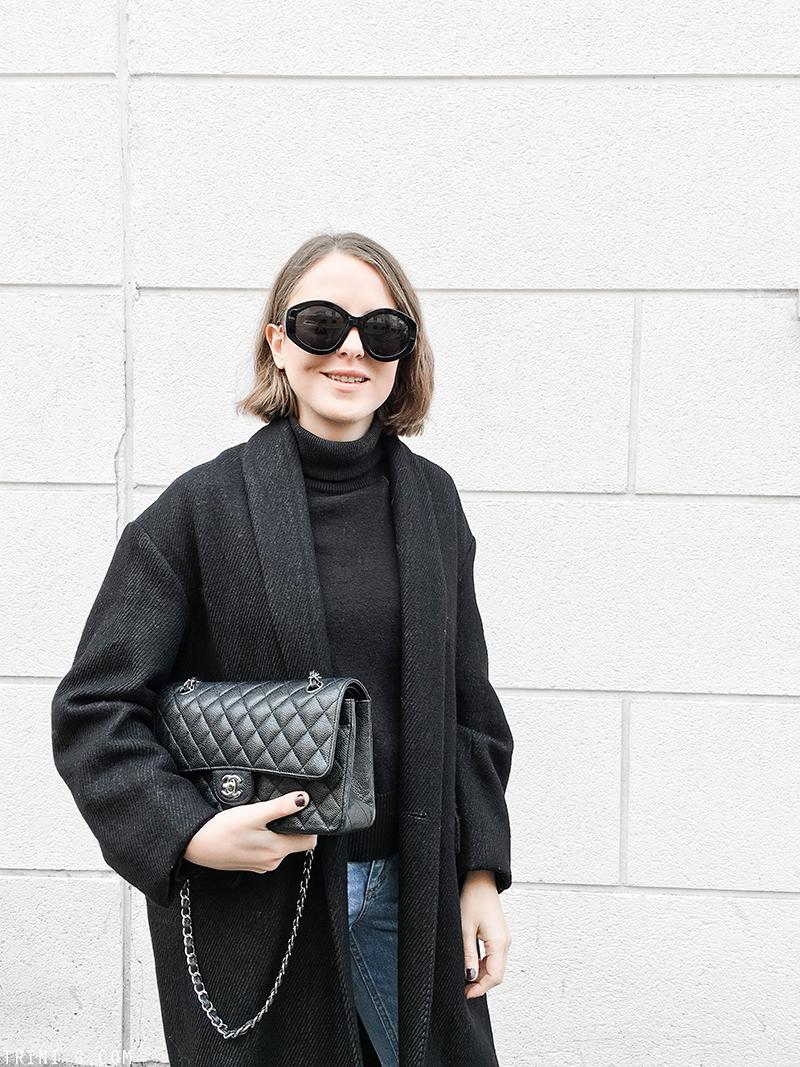 Trini | Isabel Marant coat Chanel flats