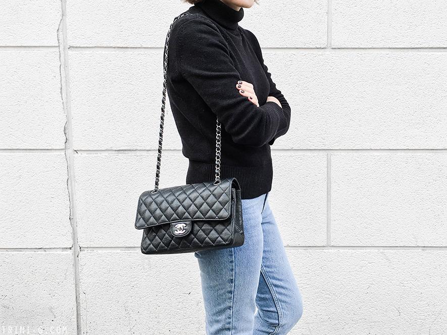 Trini | Isabel Marant coat Chanel flats