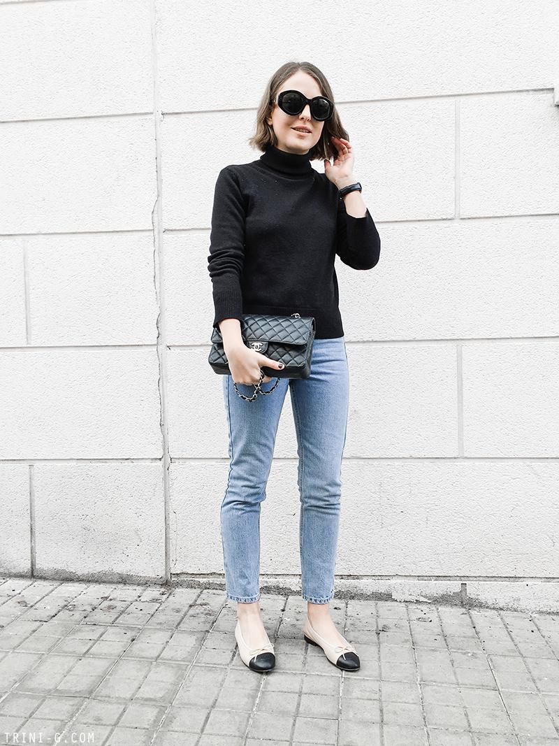 Trini | Isabel Marant coat Chanel flats