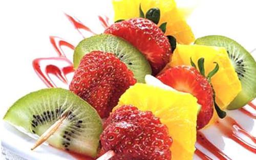 brochette fruta