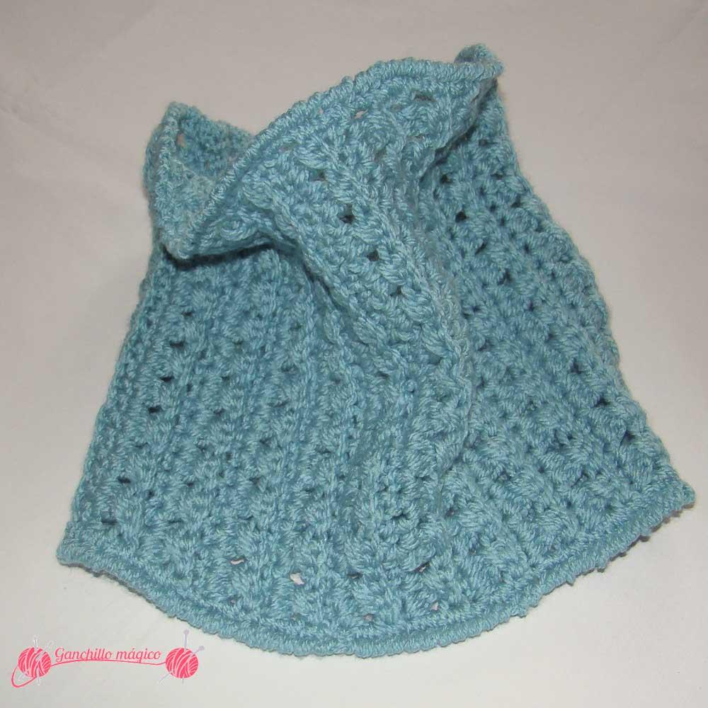 cuellos fáciles y rápidos (1) Celeste cielo