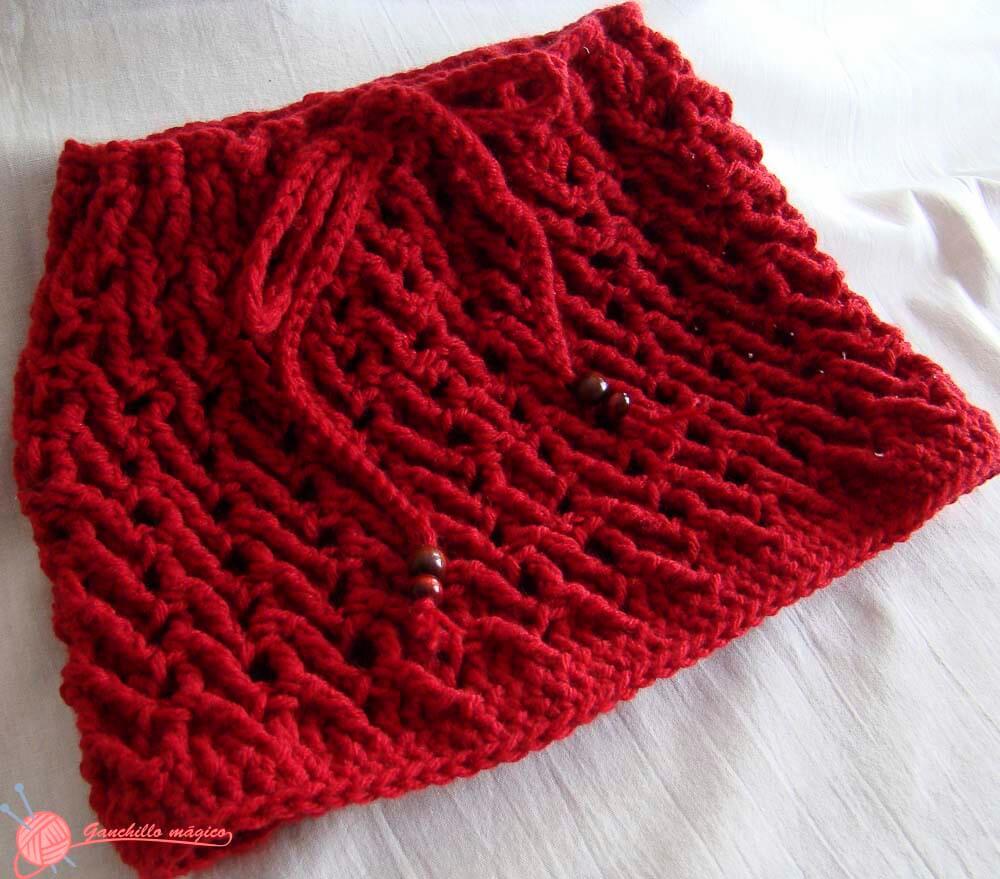 cuellos fáciles y rápidos Rojo Cereza