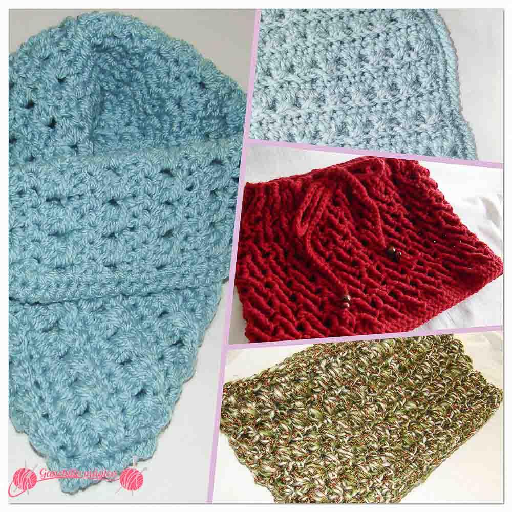 Cuello ganchillo collage