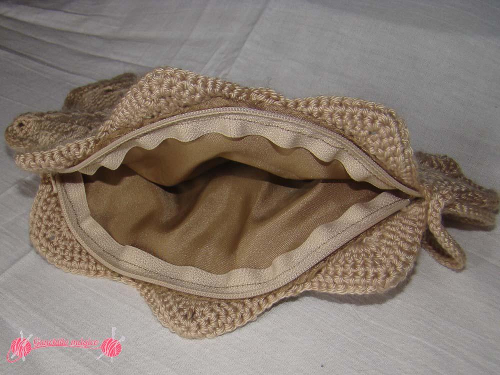 clutch o bolso de fiesta Estrella (1) en ganchillo