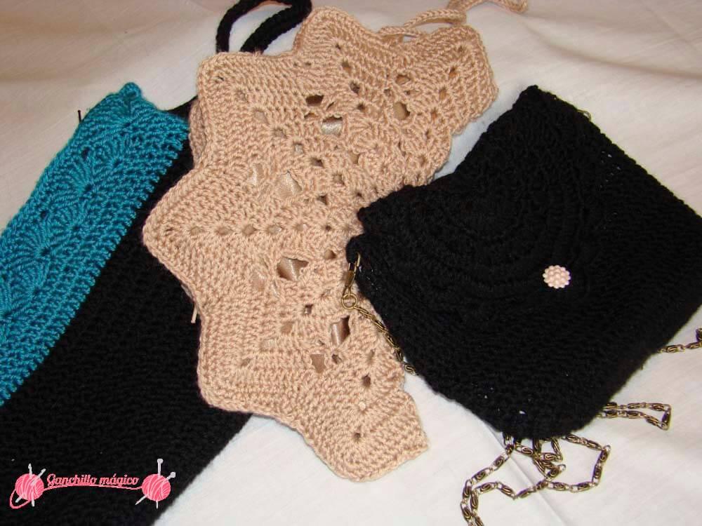 clutch o bolso de fiesta (1) en ganchillo