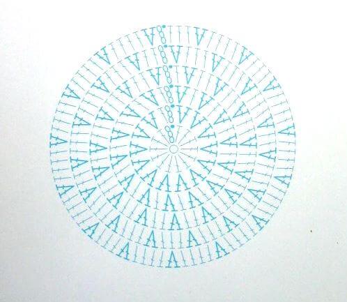 cojines o almohadones fantasia en ganchillo grafico