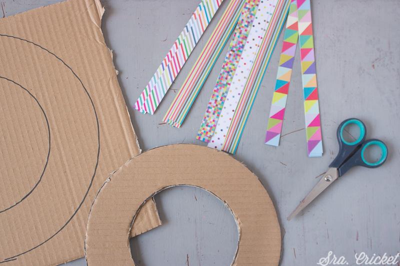 hacer corona de papel