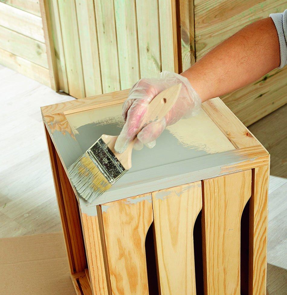 zona de juegos paso 2. pintar cajonera