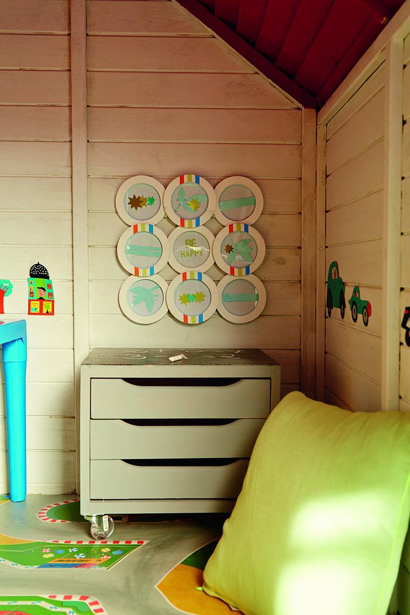 zona de juegos Vista cajonera