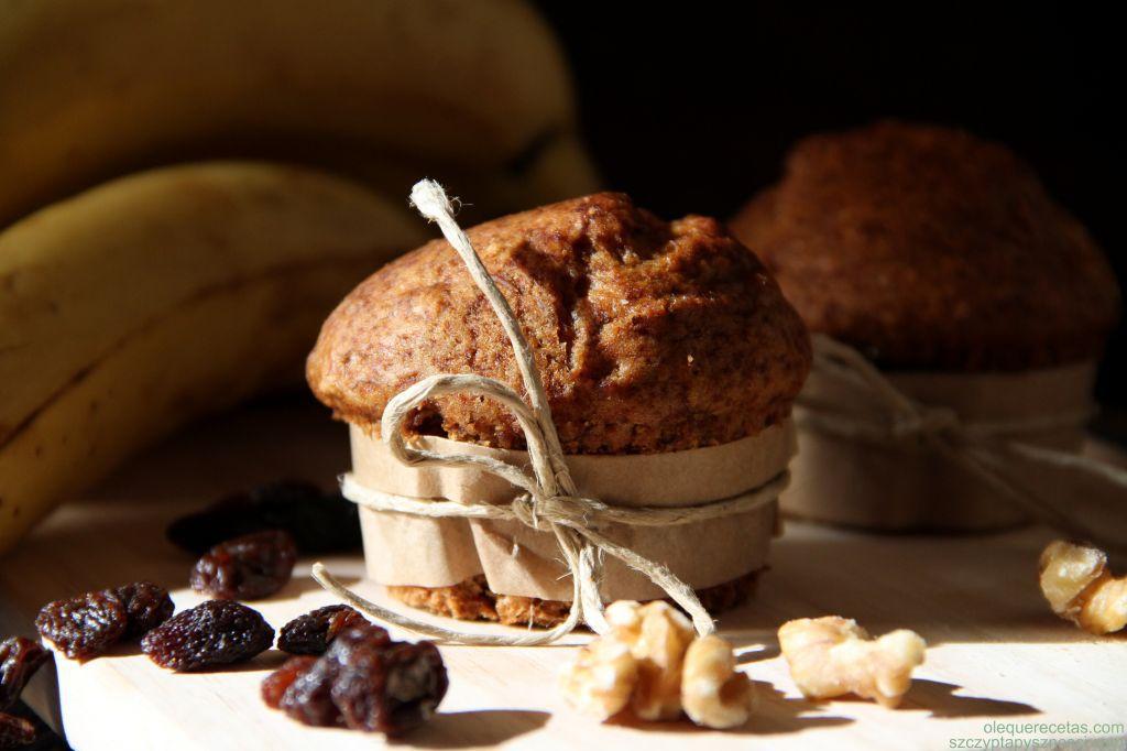 muffins de plátanos