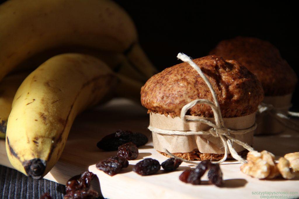 muffins de plátanos