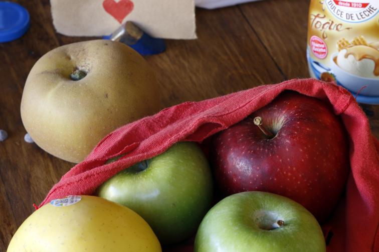 Manzanas de corazón 6