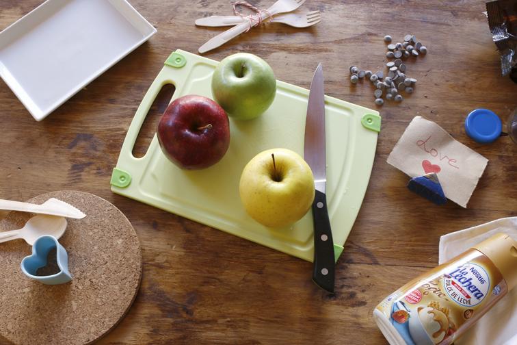 Manzanas de corazón 9