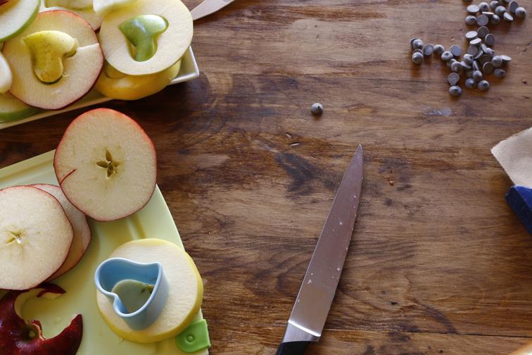 Manzanas de corazón 13