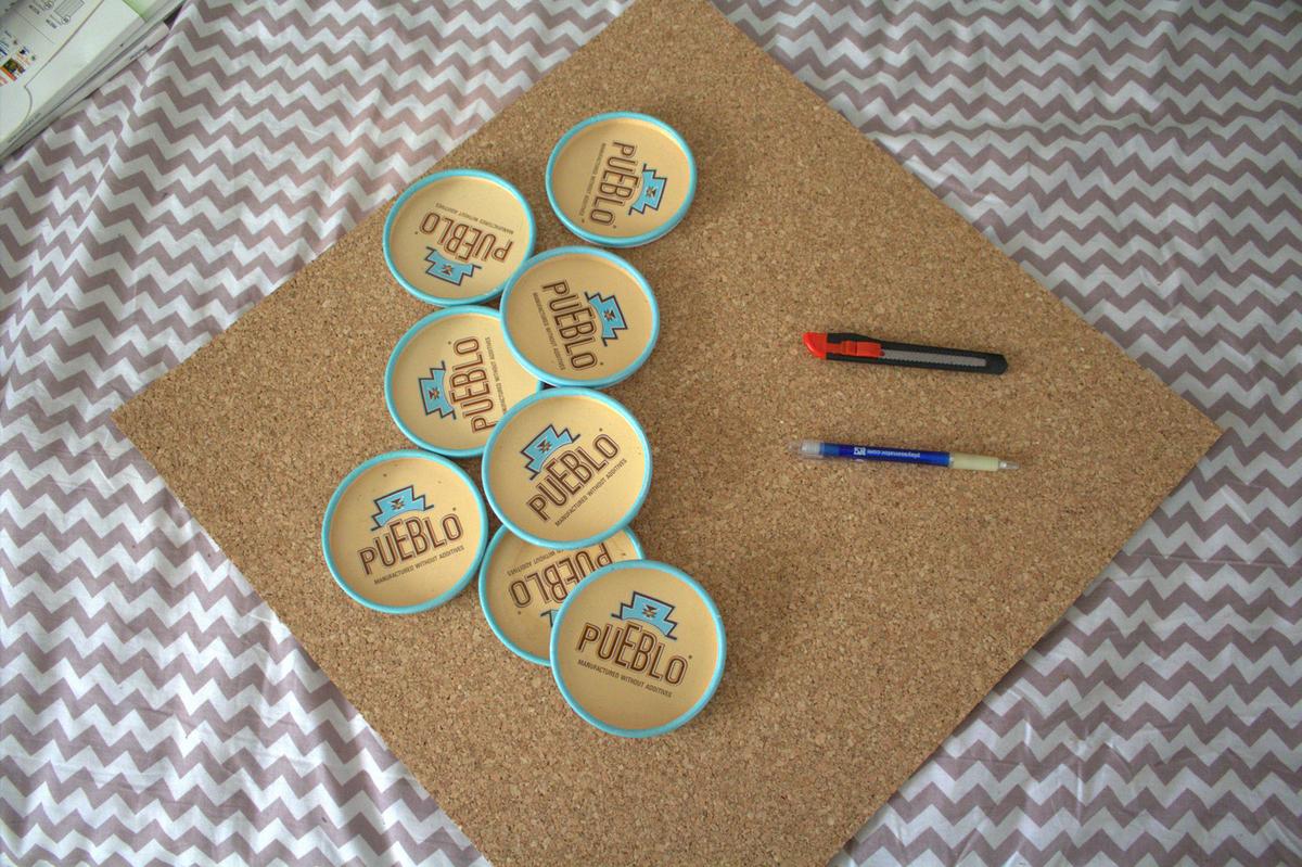 DIY San Valentin - Posavasos reciclaje y corcho materiales