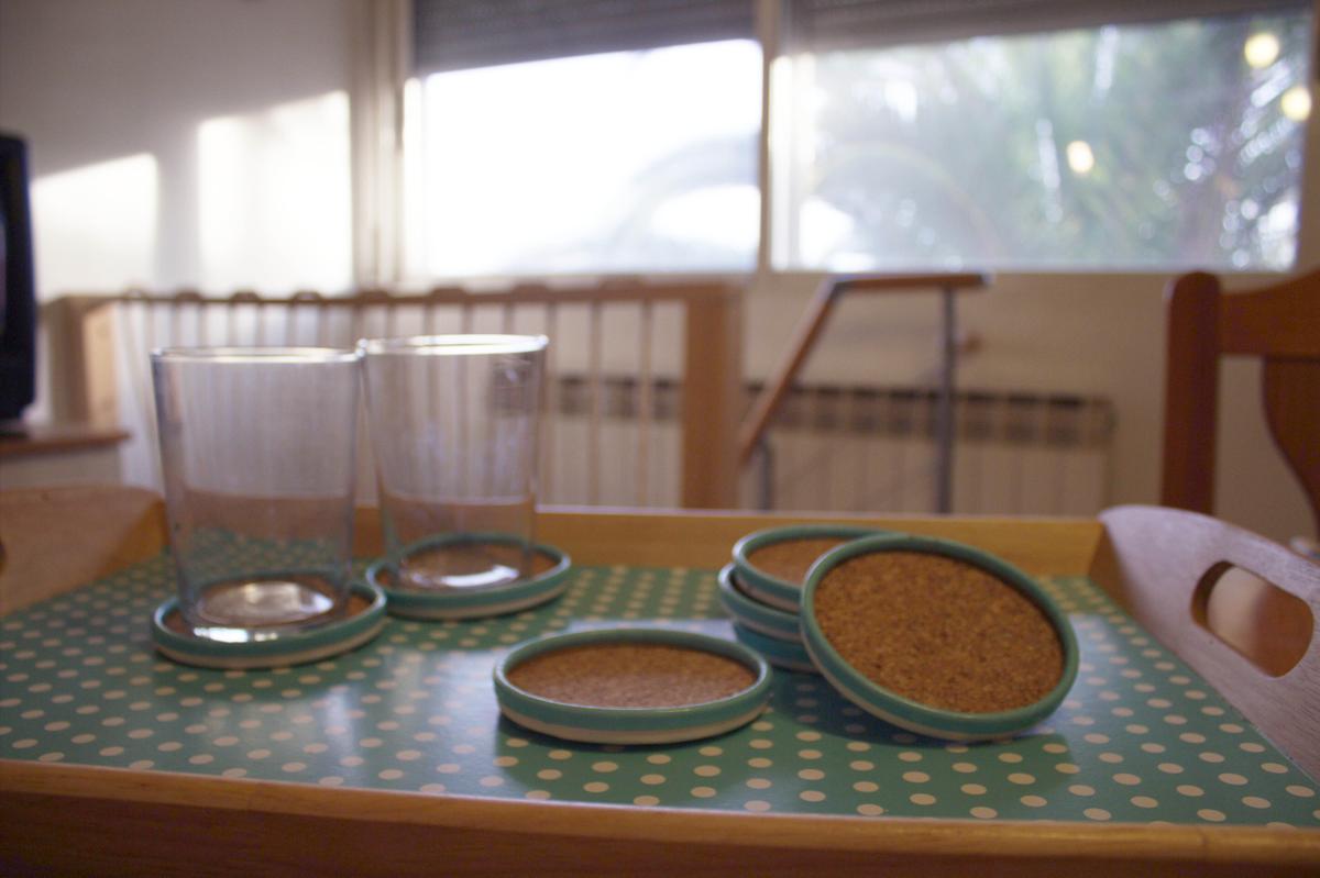 DIY San Valentin - Posavasos reciclaje y corcho