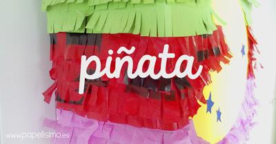 Como hacer piñata de carton reciclada
