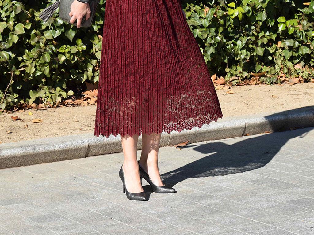 zapatos para faldas midi moda