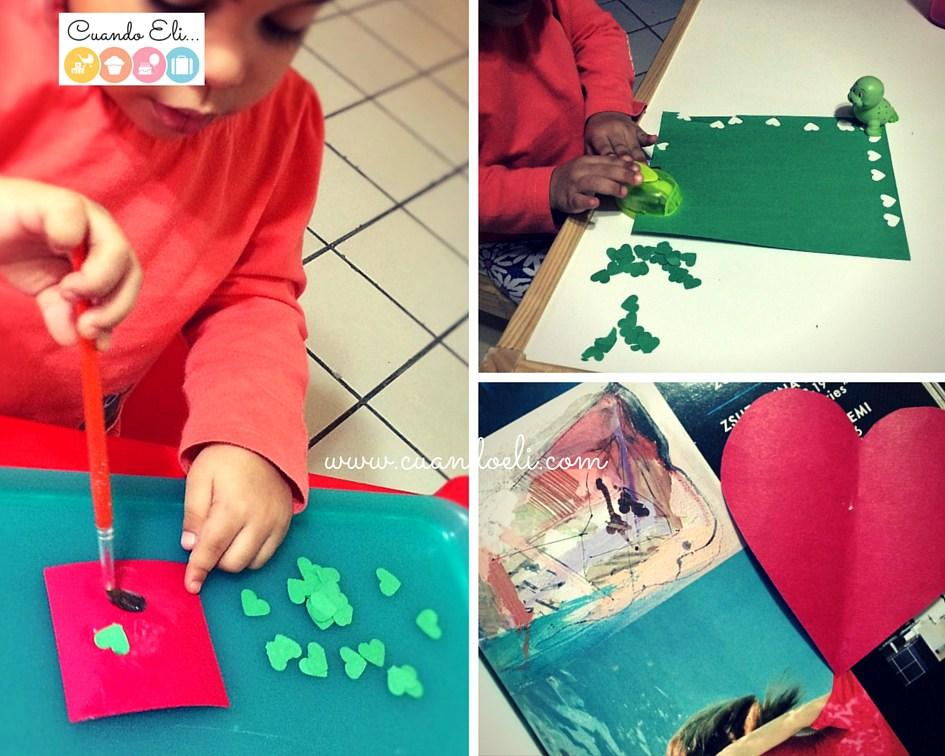 Tarjetas de cartón para San Valentín 