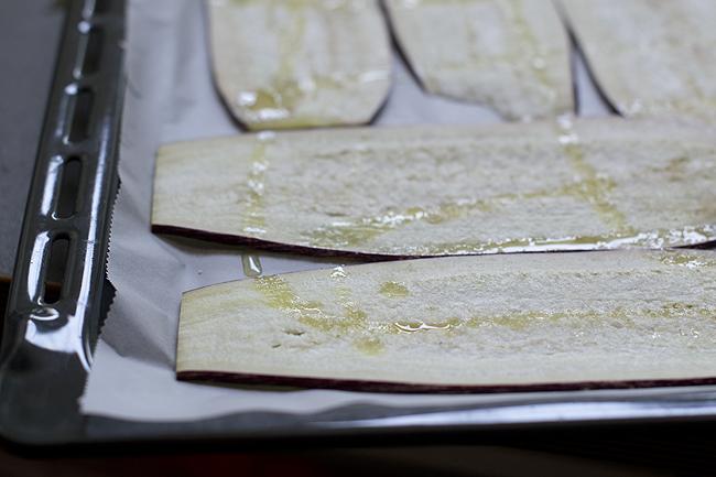 rollitos de berenjena y gambas