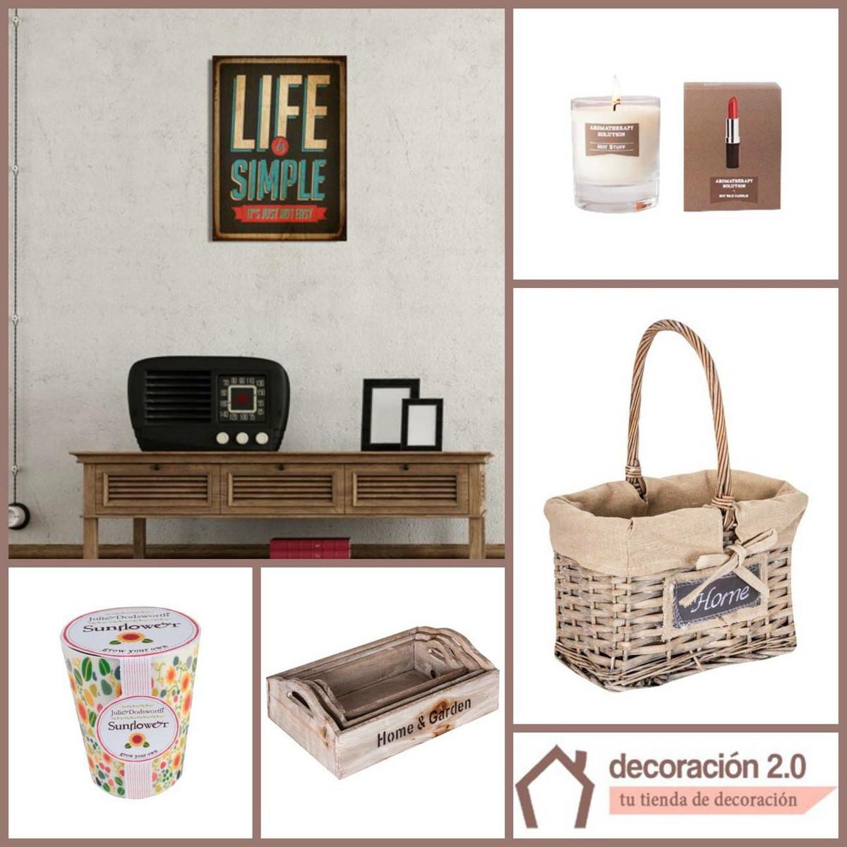 tienda de decoración online - cuadros, velas, cestas, cajas