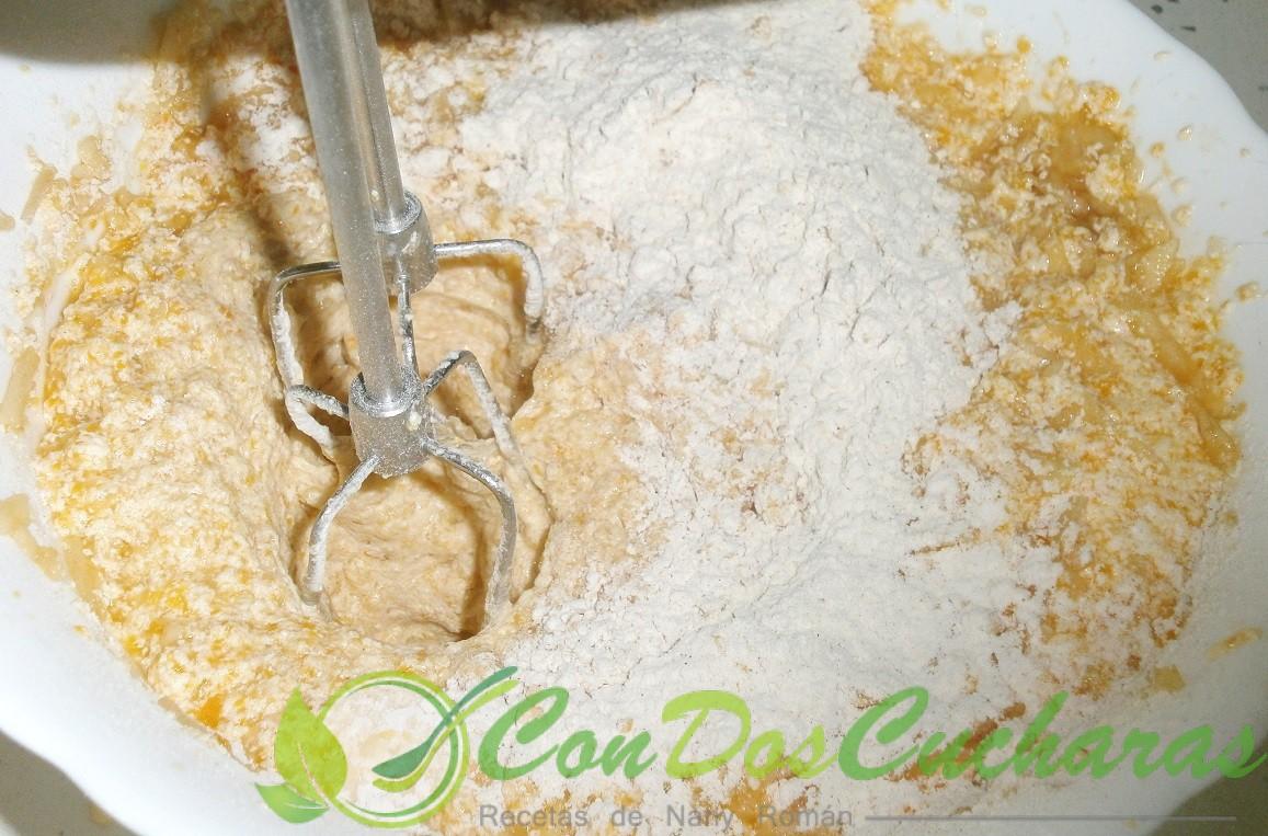 Bizcocho de manzana y calabaza