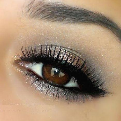 maquillaje de ojos marrones-t